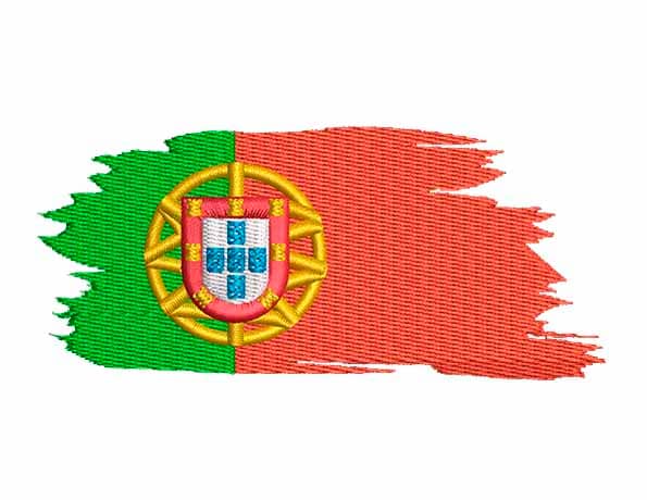 BANDEIRA PORTUGAL RASGADA